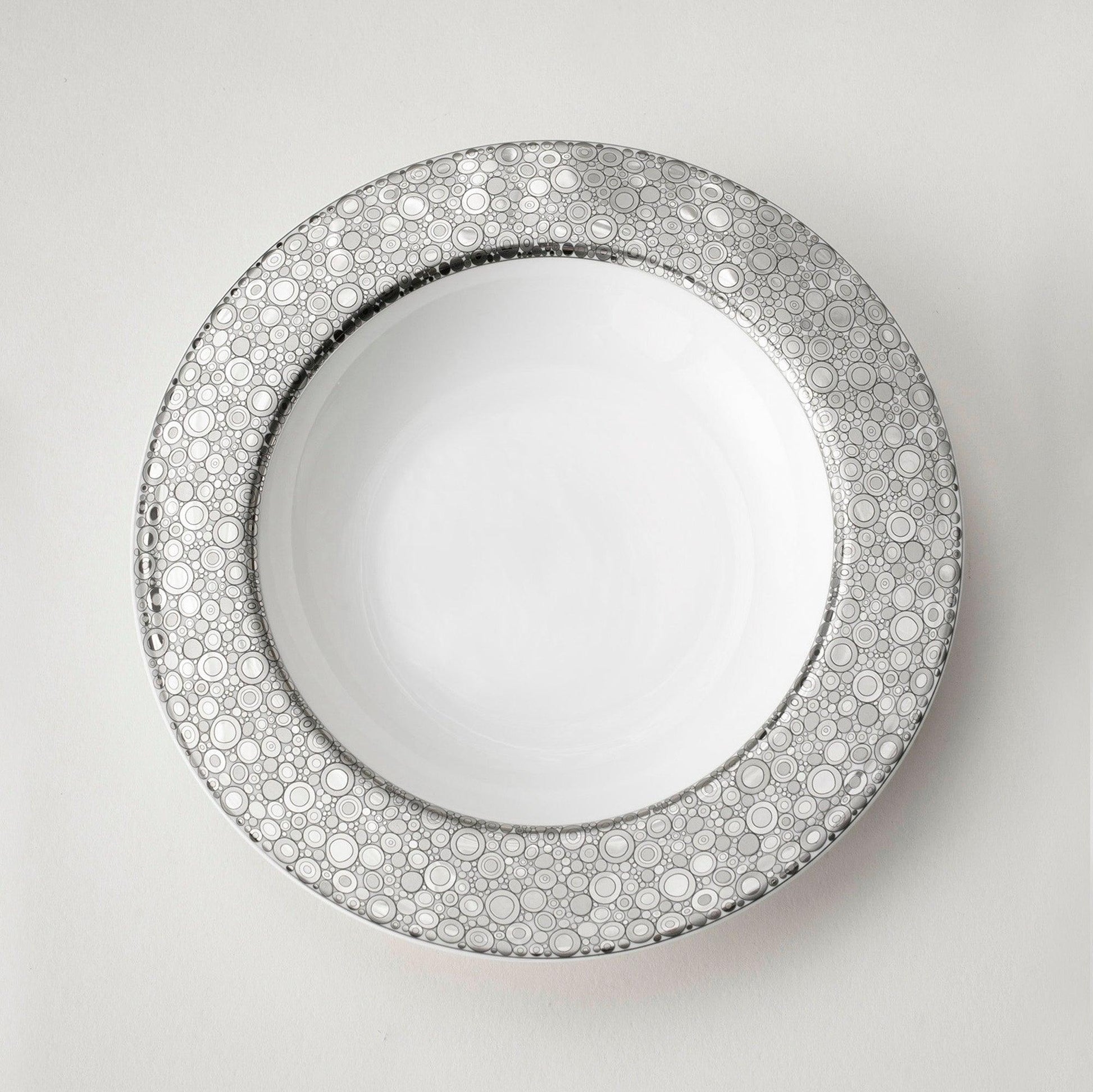  Ellington Shine Platinum Rimmed Soup Bowl