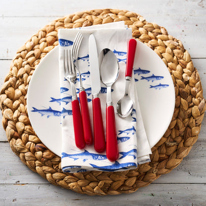 Sabre Bistro Red 5-Piece Flatware Setting