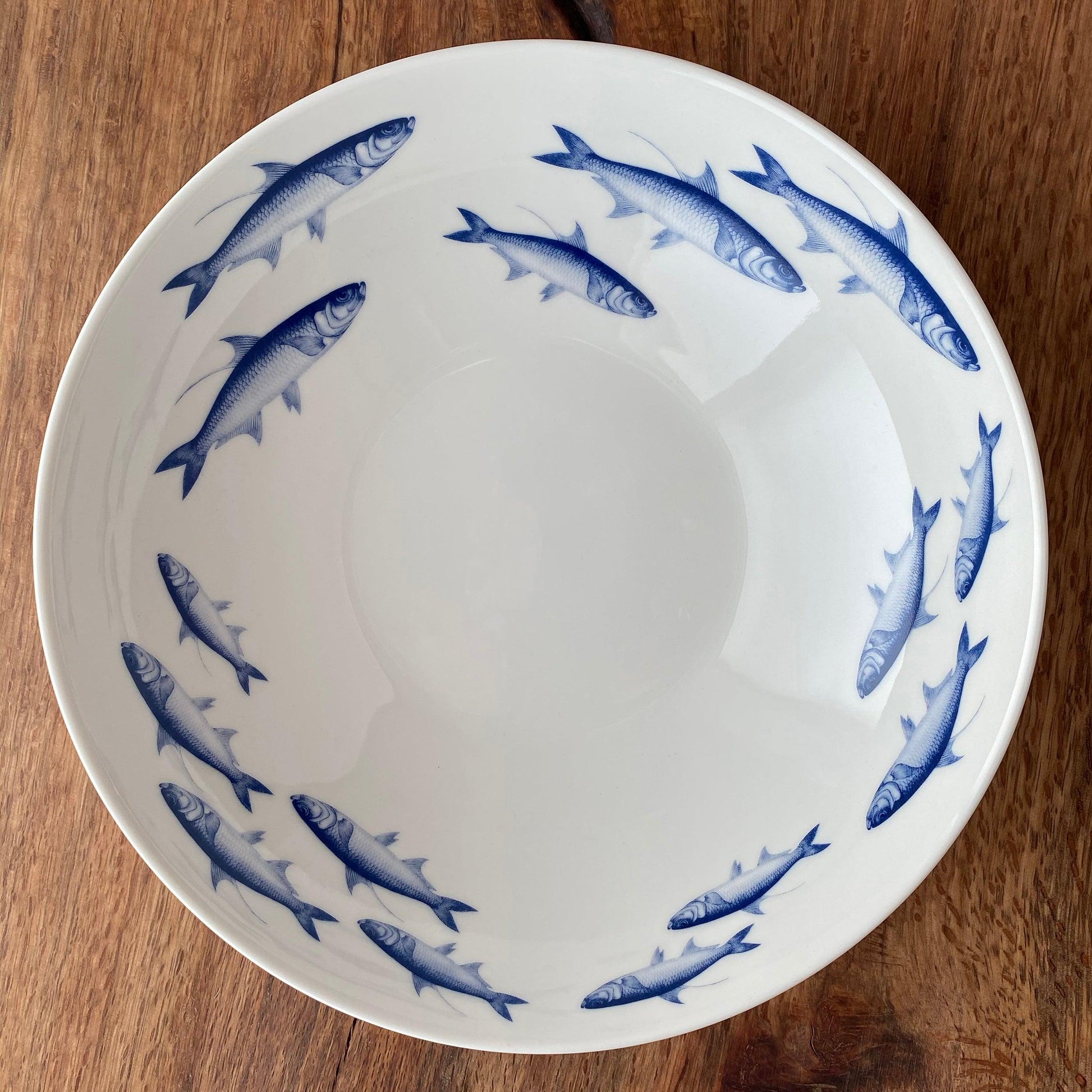  School Of Fish Wide Serving Bowl