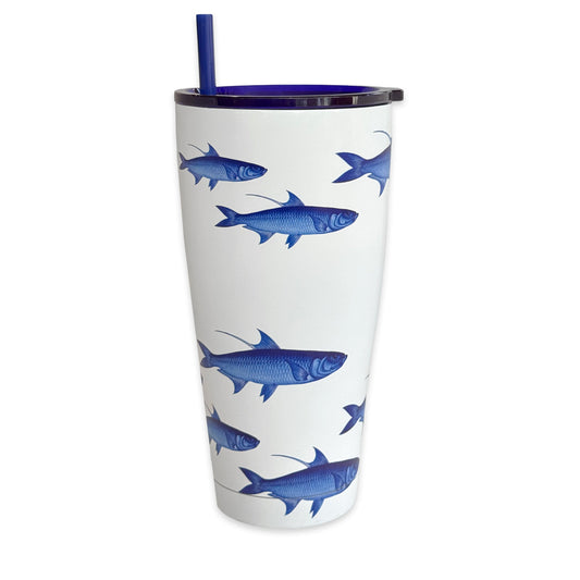  School Of Fish Stainless Steel Insulated Tumbler