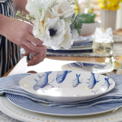  School Of Fish Coupe Salad Plate