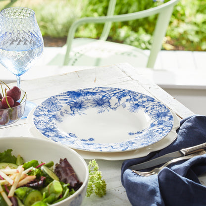  Summer Blues Rimmed Dinner Plate