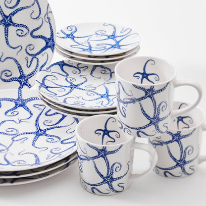  Starfish Coupe Dinner Plate