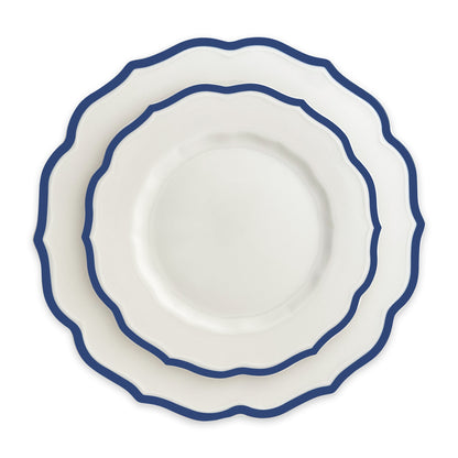  Stella Scalloped Blue Salad Plate