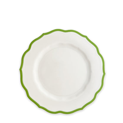 Stella Scalloped Verde Salad Plate