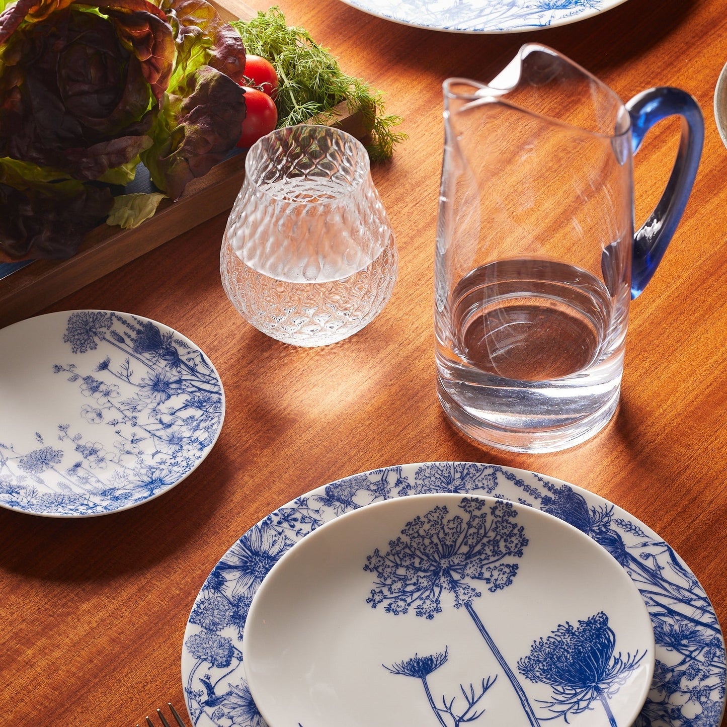  Les Nuages Blue Handle Small Pitcher