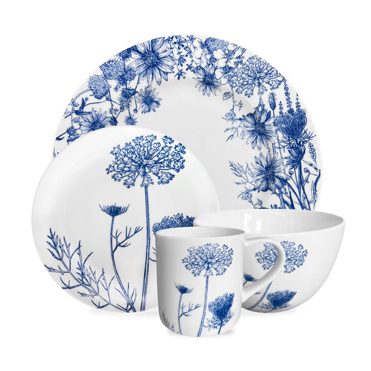  Summer Blues 4-Piece Place Setting