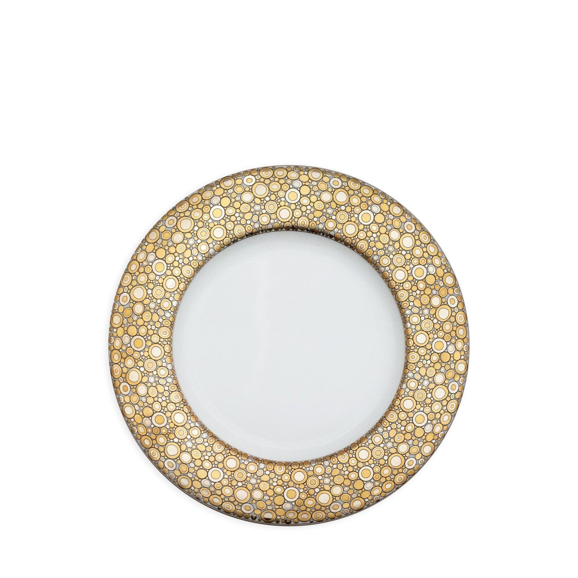  Ellington Shimmer Gold & Platinum Salad Plate